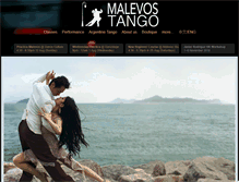 Tablet Screenshot of malevos-tango.com